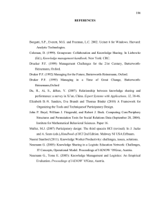 106 Borgatti, S.P., Everett, M.G. and Freeman, L.C. 2002. Ucinet 6... Analytic Technologies. REFERENCES
