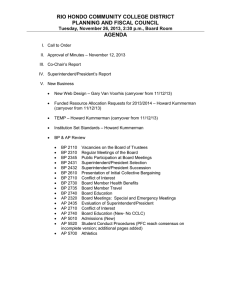 RIO HONDO COMMUNITY COLLEGE DISTRICT PLANNING AND FISCAL COUNCIL  AGENDA