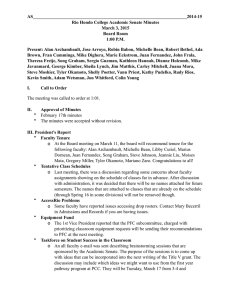 AS____________________________________________________________________2014-15 Rio Hondo College Academic Senate Minutes