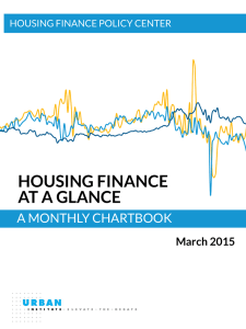 HOUSING FINANCE AT A GLANCE A MONTHLY CHARTBOOK March 2015