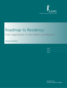 Roadmap to Residency: From Application to the Match and Beyond Second Edition Learn