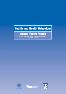 hb sc Health and Health Behaviour among Young People