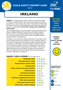 IRELAND CHILD SAFETY REPORT CARD 2012