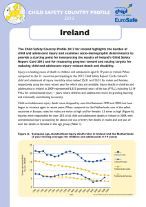 Ireland CHILD SAFETY COUNTRY PROFILE 2012
