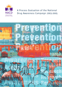 A Process Evaluation of the National Drug Awareness Campaign 2003-2005