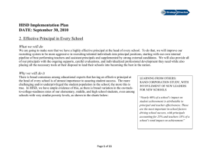 HISD Implementation Plan DATE: September 30, 2010 What we will do