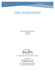 FINAL DESIGN REPORT