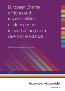 European Charter of rights and responsibilities of older people