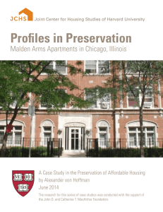 Profiles in Preservation Malden Arms Apartments in Chicago, Illinois