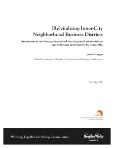 (Re)vitalizing Inner-City Neighborhood Business Districts
