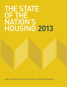 THE STATE OF THE NATION’S HOUSING