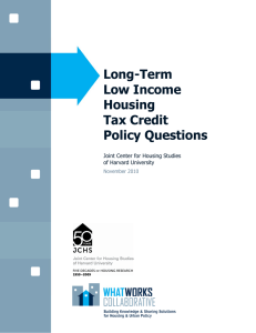 Long-Term Low Income Housing Tax Credit
