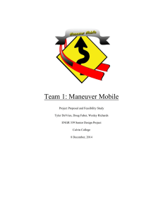 Team 1: Maneuver Mobile