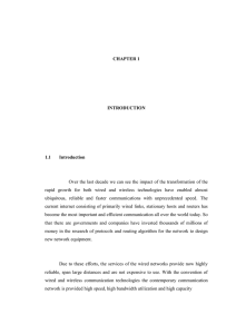 Over the last decade we can see the impact of... rapid  growth  for  both  wired ... CHAPTER 1
