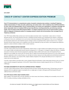 CISCO IP CONTACT CENTER EXPRESS EDITION PREMIUM