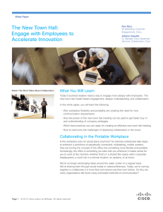 The New Town Hall: Engage with Employees to Accelerate Innovation