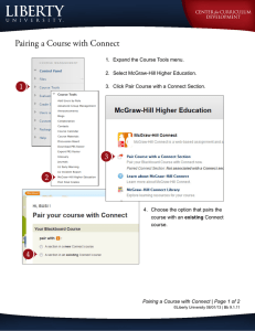 Pairing a Course with Connect