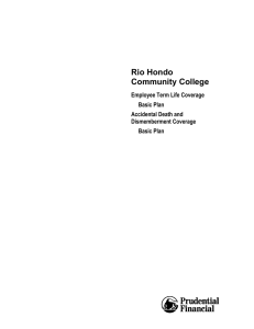 Rio Hondo Community College Employee Term Life Coverage