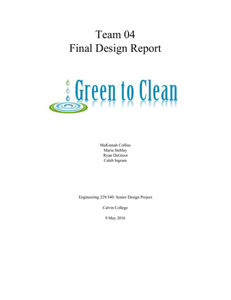 Team 04 Final Design Report