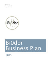 Bi0dor Business Plan 2015
