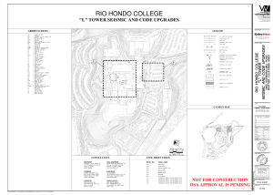 &#34;L&#34; TOWER SEISMIC AND CODE UPGRADES NOT FOR CONSTRUCTION C1.0