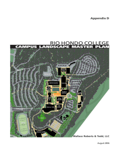 RIO HONDO COLLEGE CAMPUS LANDSCAPE MASTER PLAN Appendix D