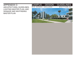 CAMPUS     DESIGN    ... APPENDIX C: ARCHITECTURAL GUIDELINES, LIGHTING MASTER PLAN, AND