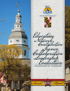 Measures of  Success LEAD Maryland Foundation, Inc.