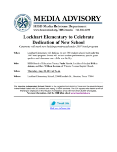 Lockhart Elementary to Celebrate Dedication of New School