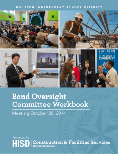 Bond Oversight Committee Workbook Meeting October 28, 2014 Presented by
