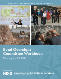 Bond Oversight Committee Workbook Meeting July 29, 2014 Presented by