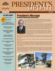 President’s Message IN THIS ISSUE