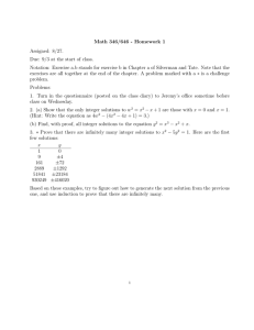 Math 346/646 - Homework 1 Assigned: 8/27.