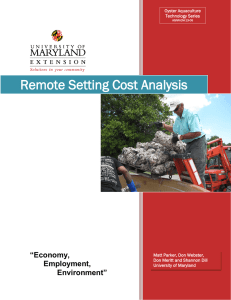 Remote Setting Cost Analysis “Economy, Employment,