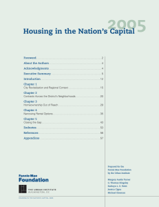 2005 Housing in the Nation s Capital ’