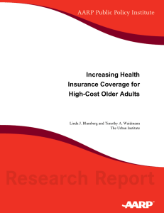 Increasing Health Insurance Coverage for High-Cost Older Adults