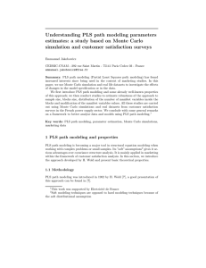 Understanding PLS path modeling parameters simulation and customer satisfaction surveys