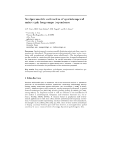 Semiparametric estimation of spatiotemporal anisotropic long-range dependence