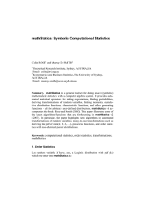 mathStatica: Symbolic Computational Statistics