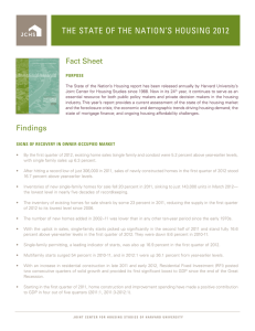The sTaTe of The naTion’s housing 2012 Fact Sheet