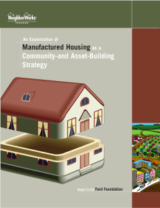 Manufactured Housing Community-and Asset-Building Strategy as a