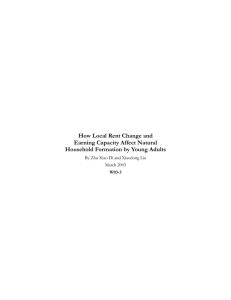 How Local Rent Change and Earning Capacity Affect Natural