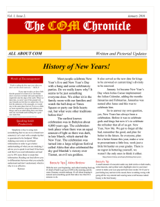 The Chronicle COM Years!
