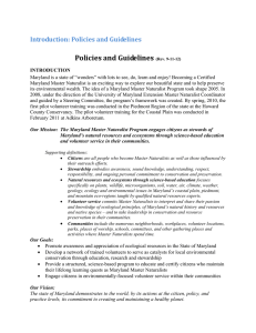 Policies	and	Guidelines Introduction:	Policies	and	Guidelines