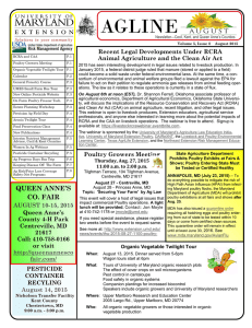 AGLINE  Recent Legal Developments Under RCRA