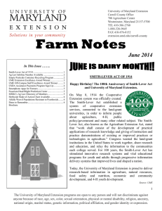 Farm Notes June 2014  In This Issue ……..