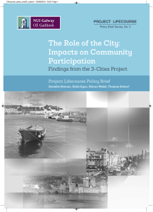 The Role of the City: Impacts on Community Participation