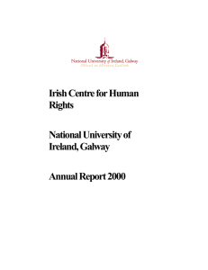 Irish Centre for Human Rights National University of