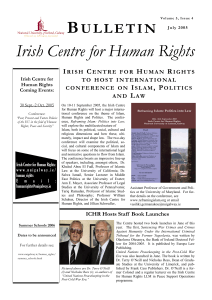 B  Irish Centre for Human Rights