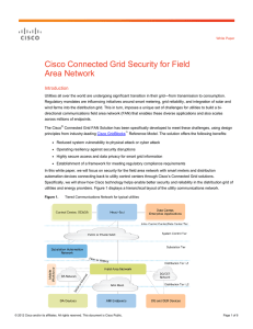 Cisco Connected Grid Security for Field Area Network Introduction